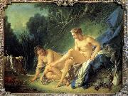 Francois Boucher Diana After Bathing oil